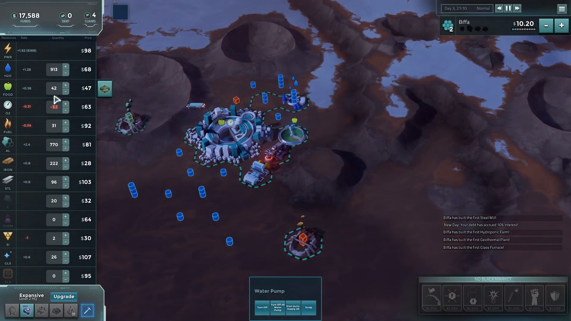 Real time strategy trading card game