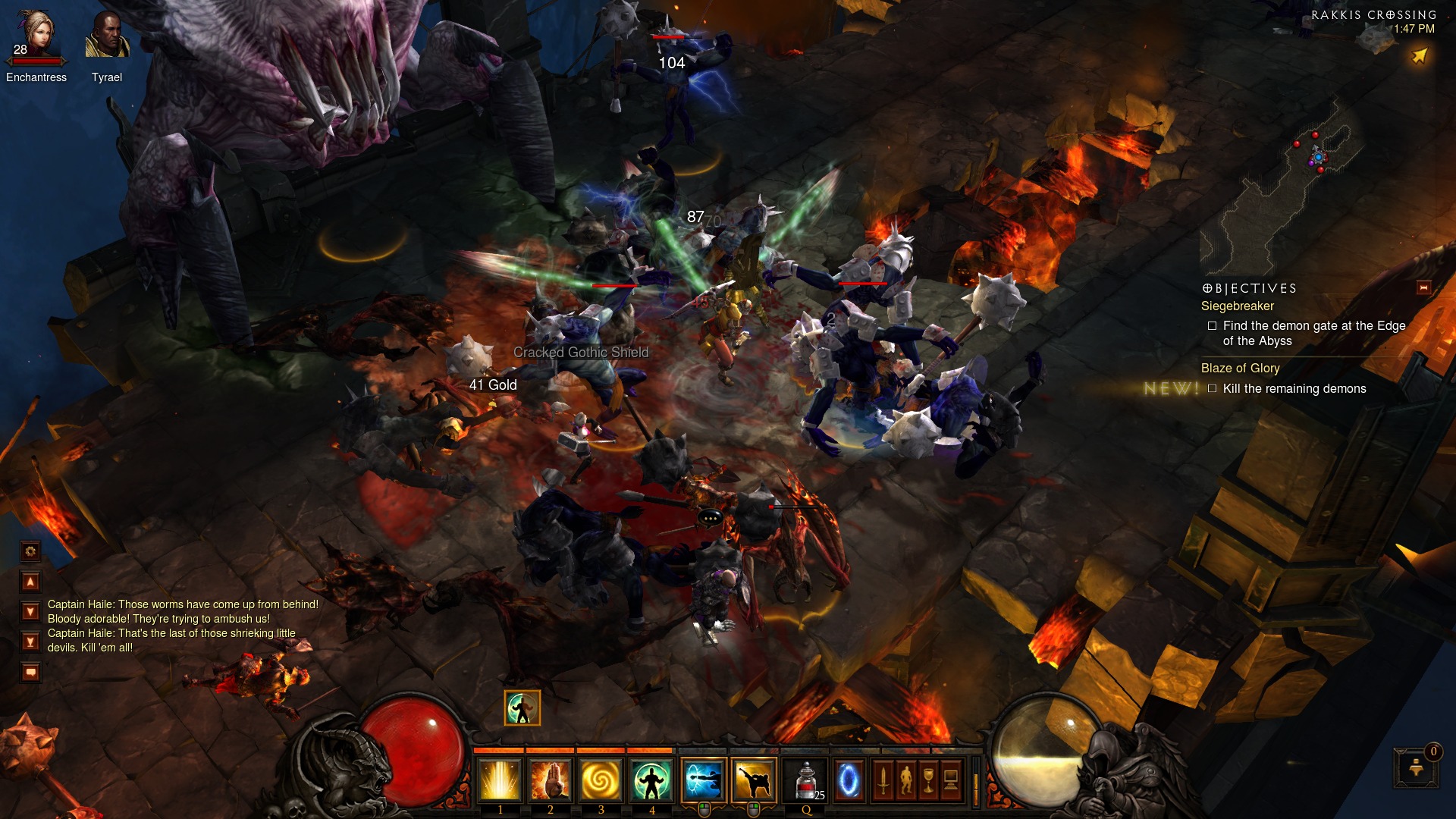 Diablo 3 multiple enemies