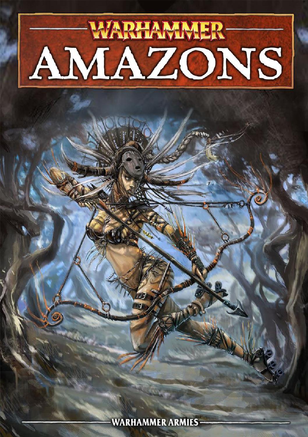 The Amazons, mysterious warrior women of the Lustrian jungles.