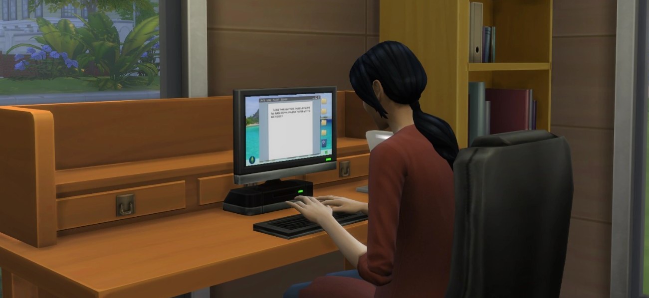 Your sim is going to need some peace and quiet to work on their novel.