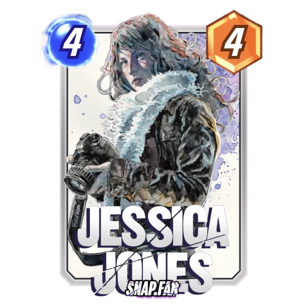 Jessica Jones card from Marvel Snap