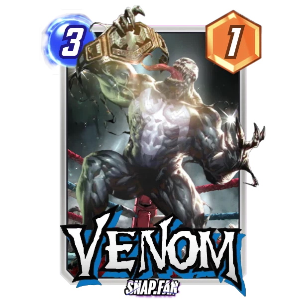 Venom card from Marvel Snap