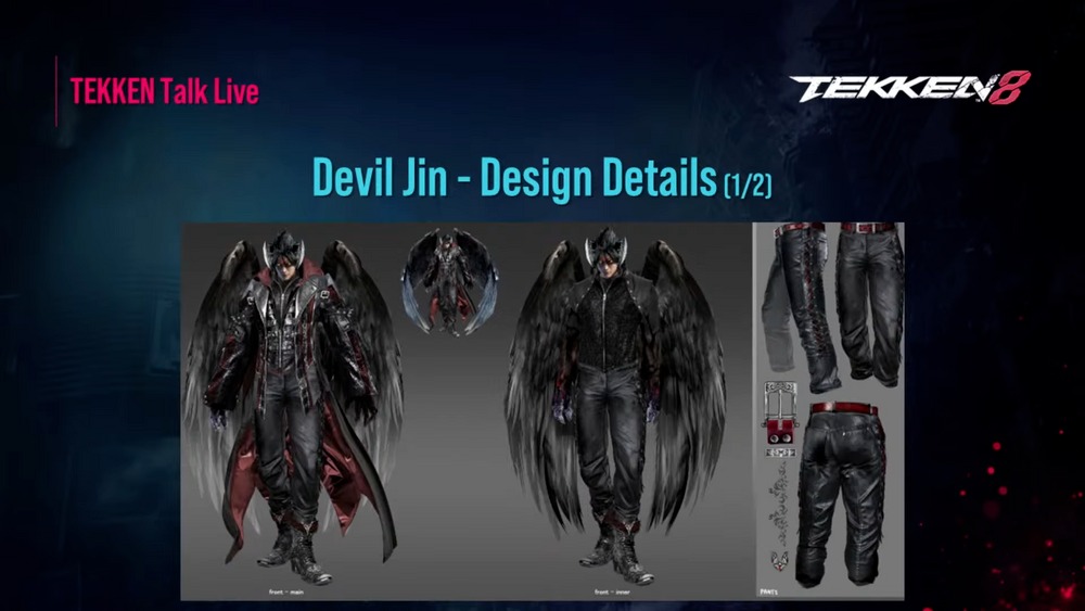 Concept Art of Devil Jin in Tekken 8 