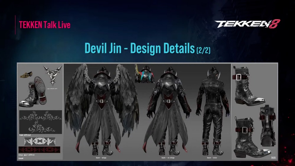 Concept Art of Devil Jin in Tekken 8 