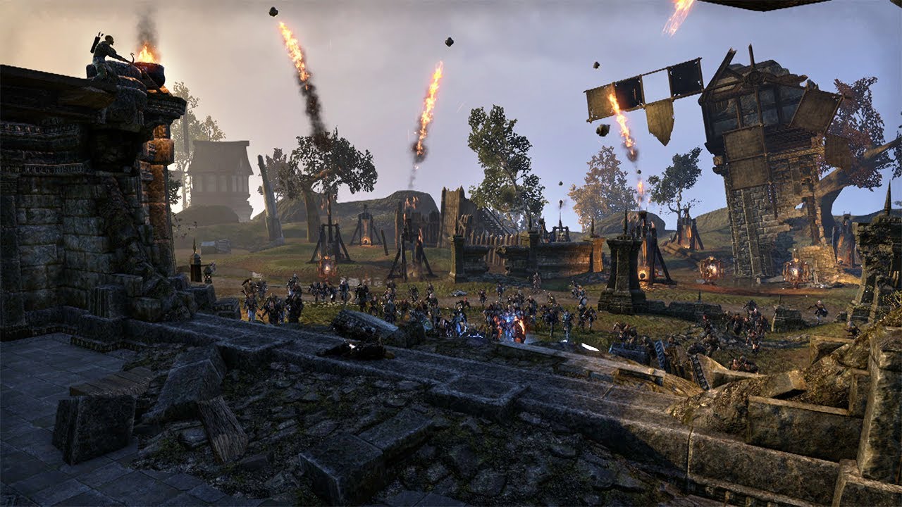 elder scrolls online, cyrodiil, pvp, siege, fortress, emperor 