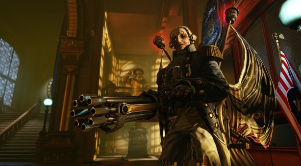 Bioshock George Washington Gatling Gun