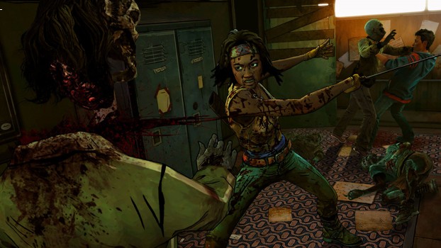 Michonne hunting Zombies