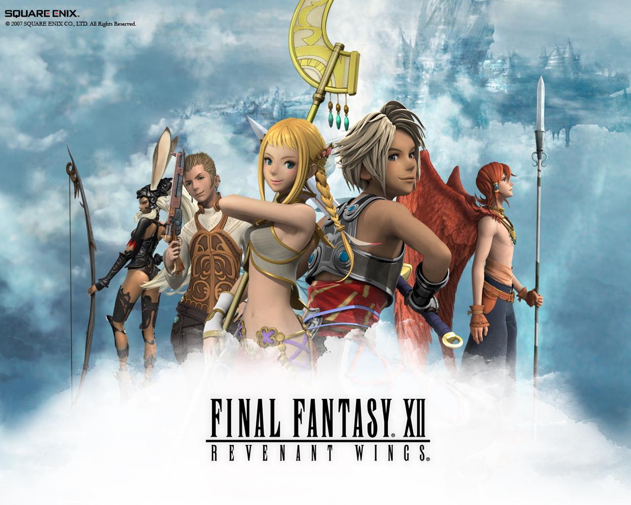 Wings final. Final Fantasy XII: Revenant Wings. Ff12 Revenant Wings. Final Fantasy XII DS. Final Fantasy XII Wing.