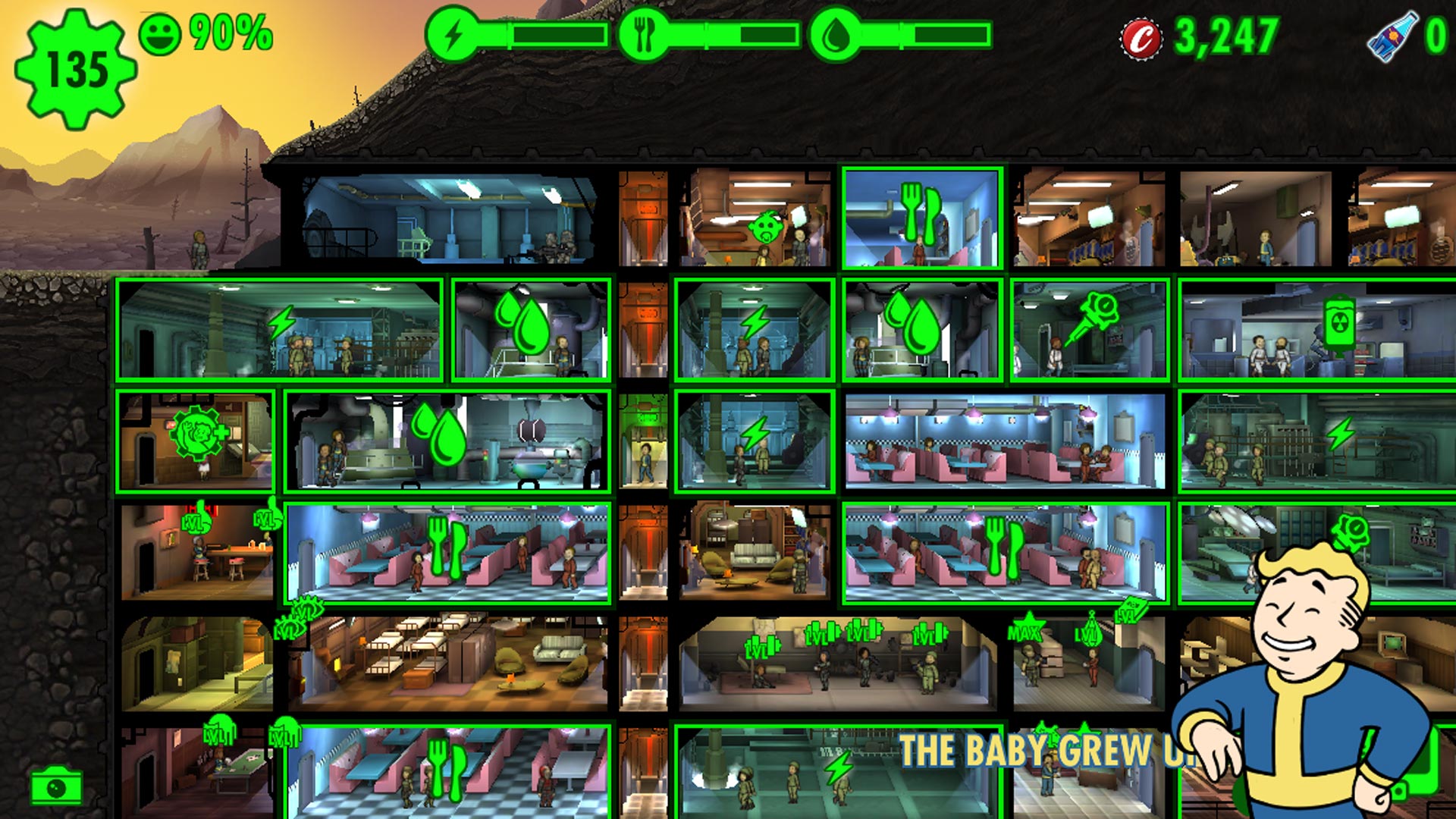 highest level fallout shelter
