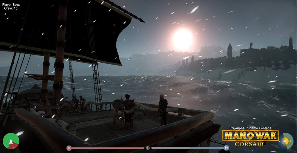 Man o' War is an expansive open world game. 