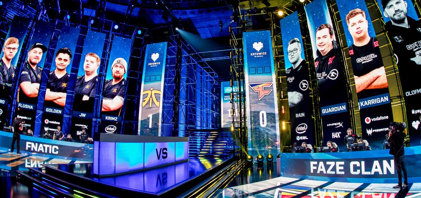 Fnatic and Faze Clan sit at their computers, fighting each-other for the right to be crowned the next IEM Champion.