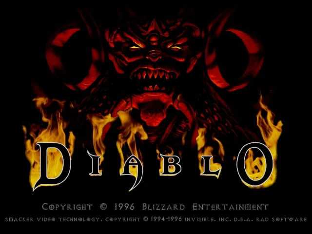 Diablo title screen