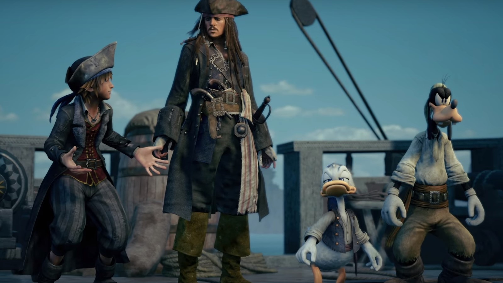 Sora and Jack sparrow