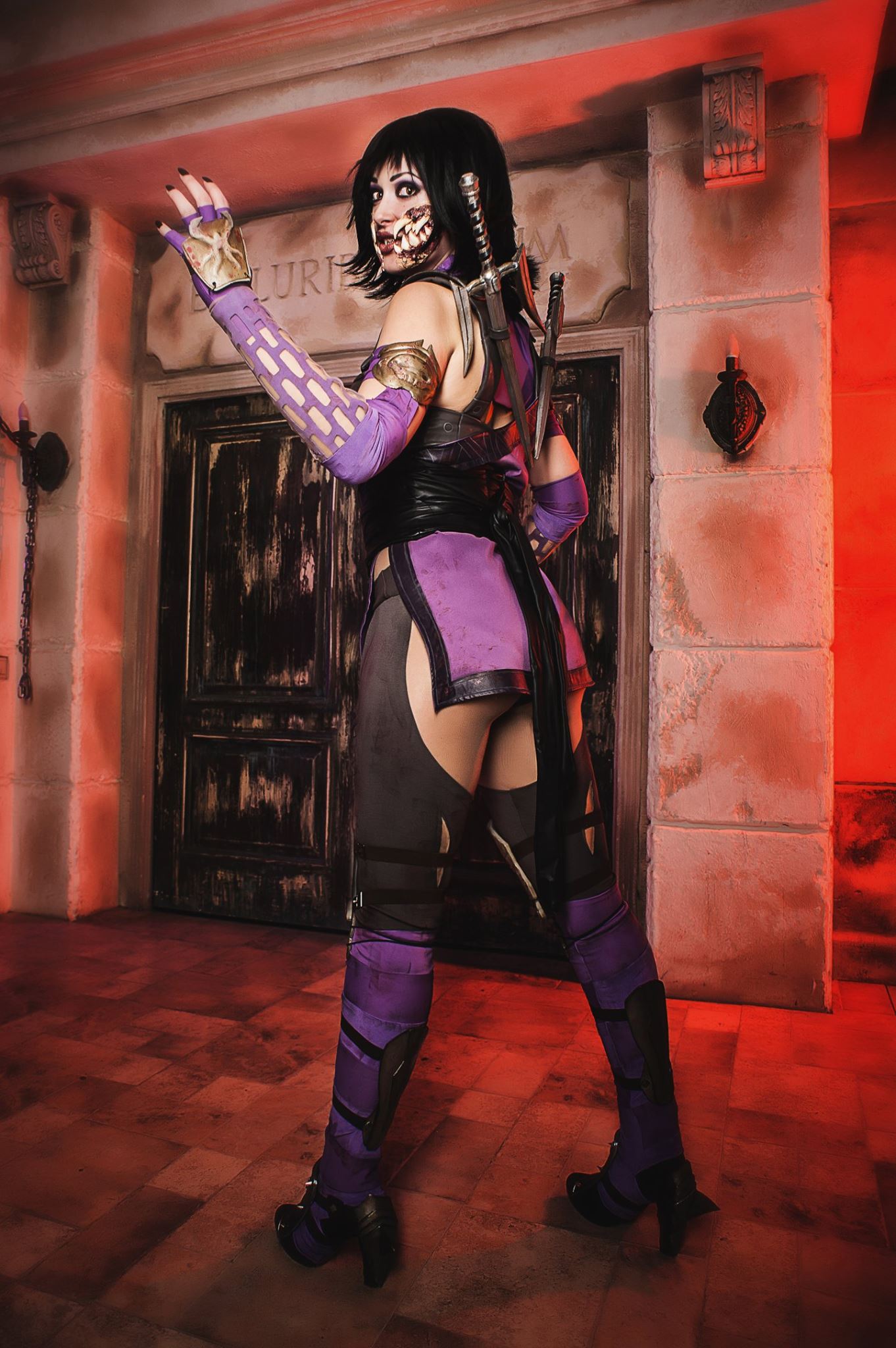 Valeriya DarkElf cosplay mileena