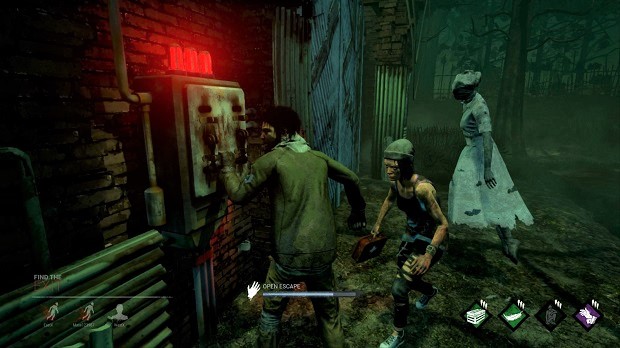 Escaping, exit gate, nurse, dead by daylight