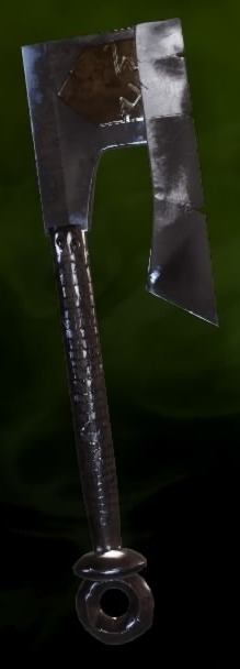 The Bitter Axe includes old Hakkonite runes in its design. 