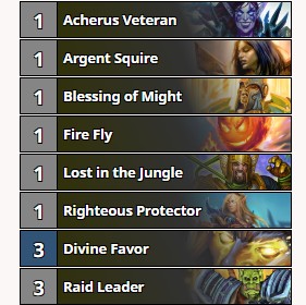 Odd Paladin core cards(1)