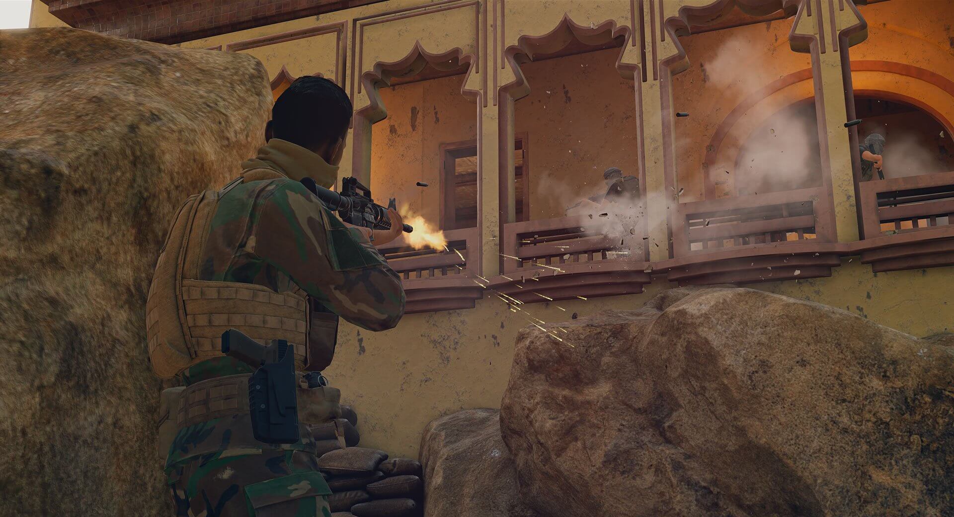 Engaging with the enemy in Insurgency Sandstorm