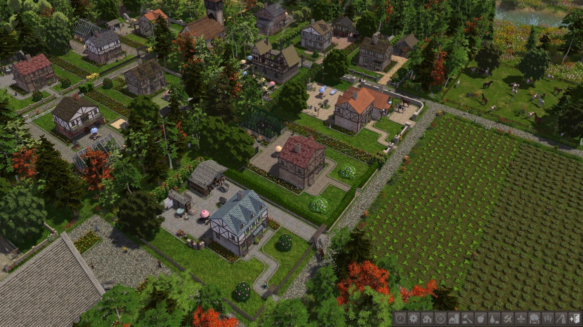 Fabulous modded village and farms in Banished