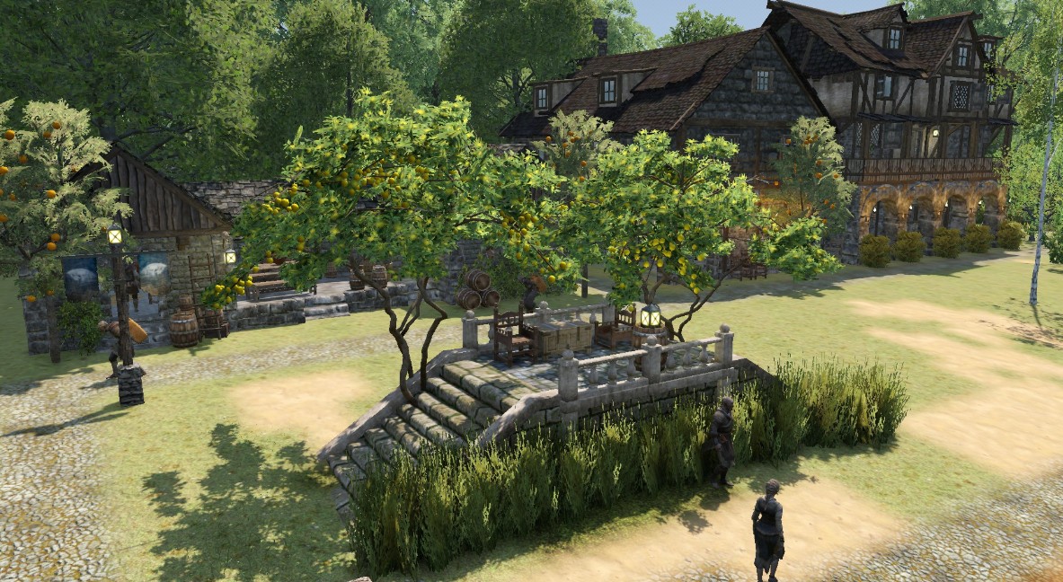 Wineries and a Beer Garden in Life is Feudal: Forest Village
