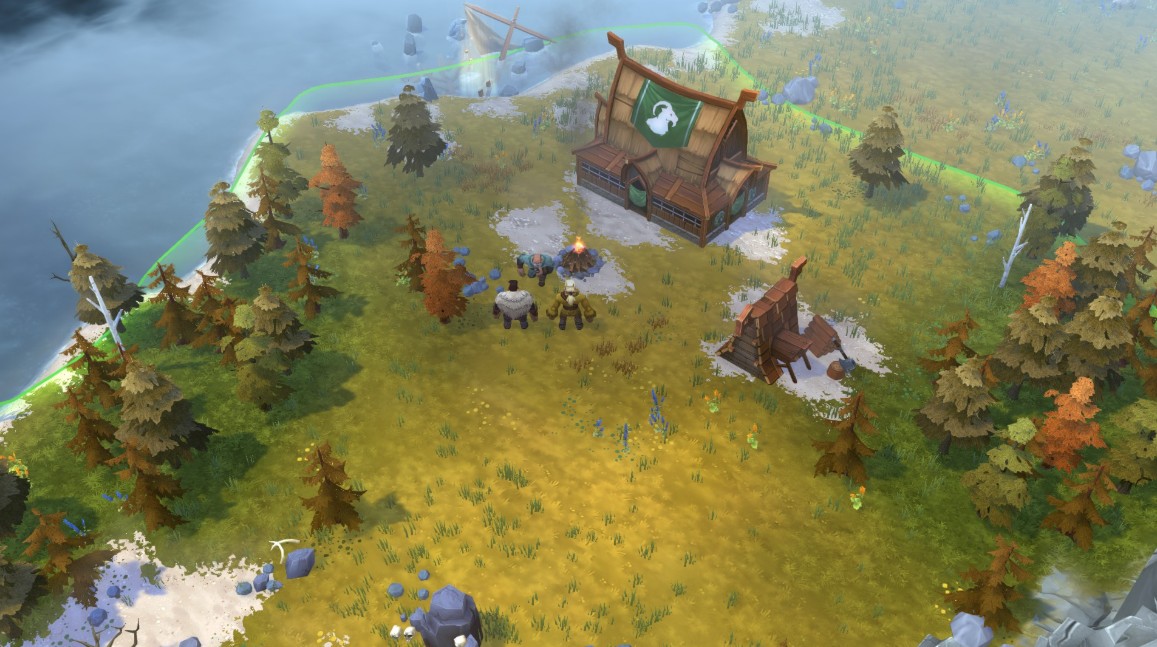 Starting a village in Northgard