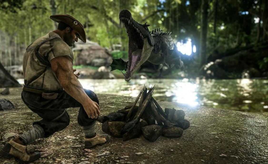 A hunter becomes prey in ARK: Survival