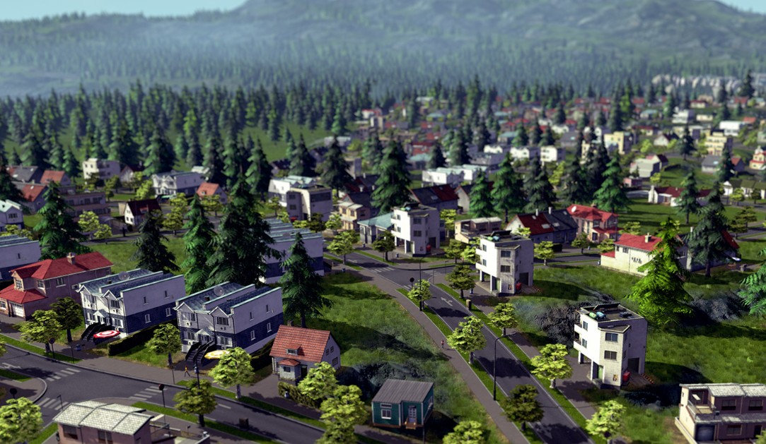 suburbs in the hills