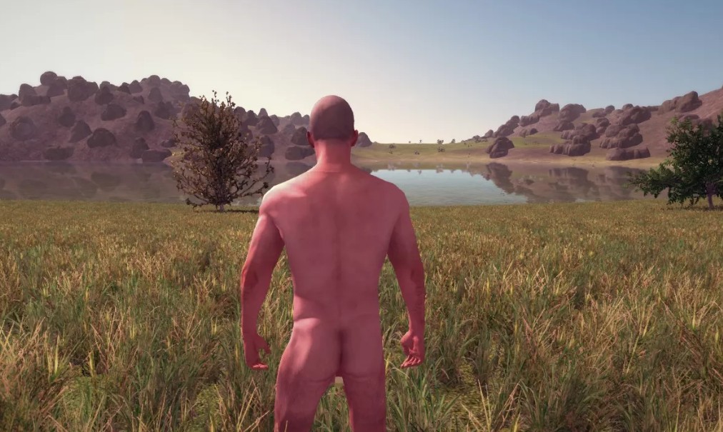 naked man starting for Rust