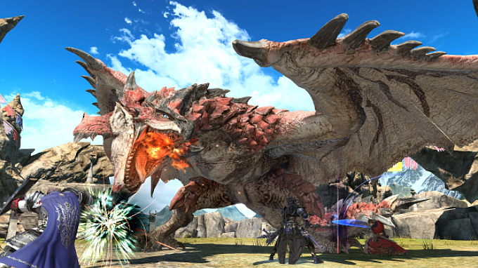 Hunts are an exciting way to face Eorzea's fiercest monsters! You can even face off with Monster Hunter's infamous Rathalos.