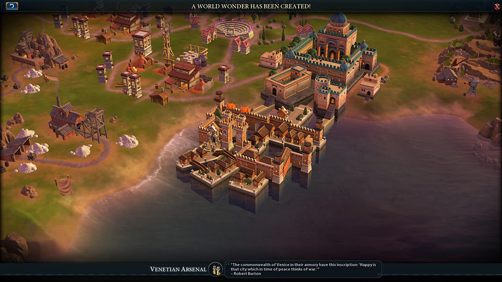 Civ 6 - Venetian Arsenal Wonder