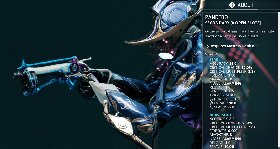 warframe lex prime secondary synoid gammacor atomos pyranna staticor akstiletto akbronco pandera