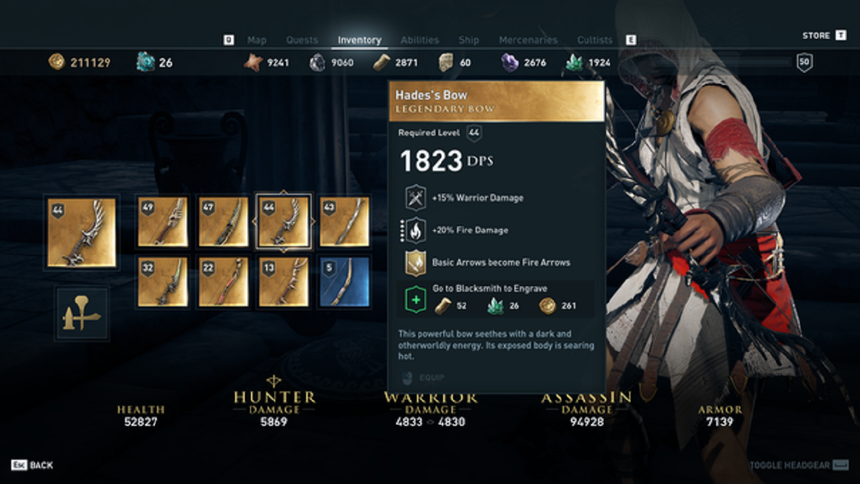 assassins creed odyssey hades weapons assassins creed odyssey hades weapons