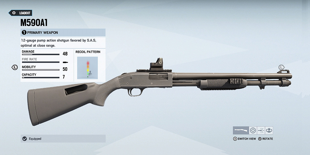 rainbow six siege gun stats