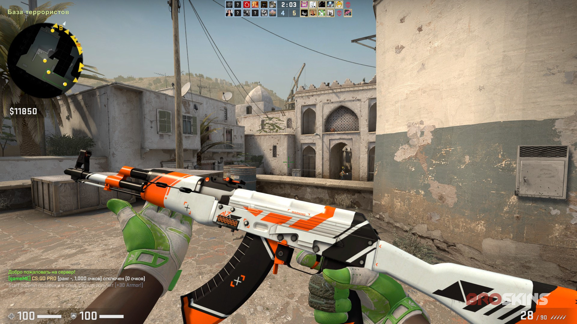 Asiimov AK47 CSGO Skin