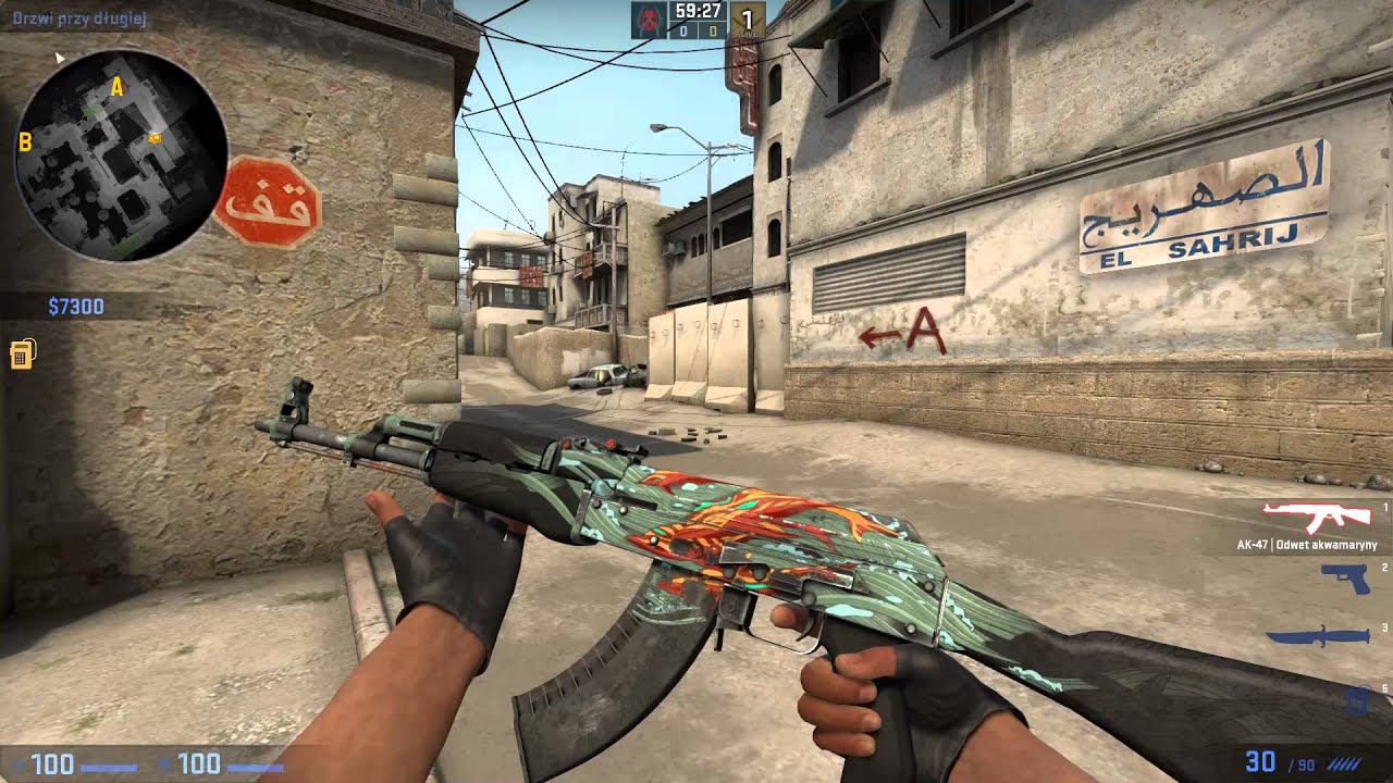 Aquamarine Revenge AK47 CSGO Skin