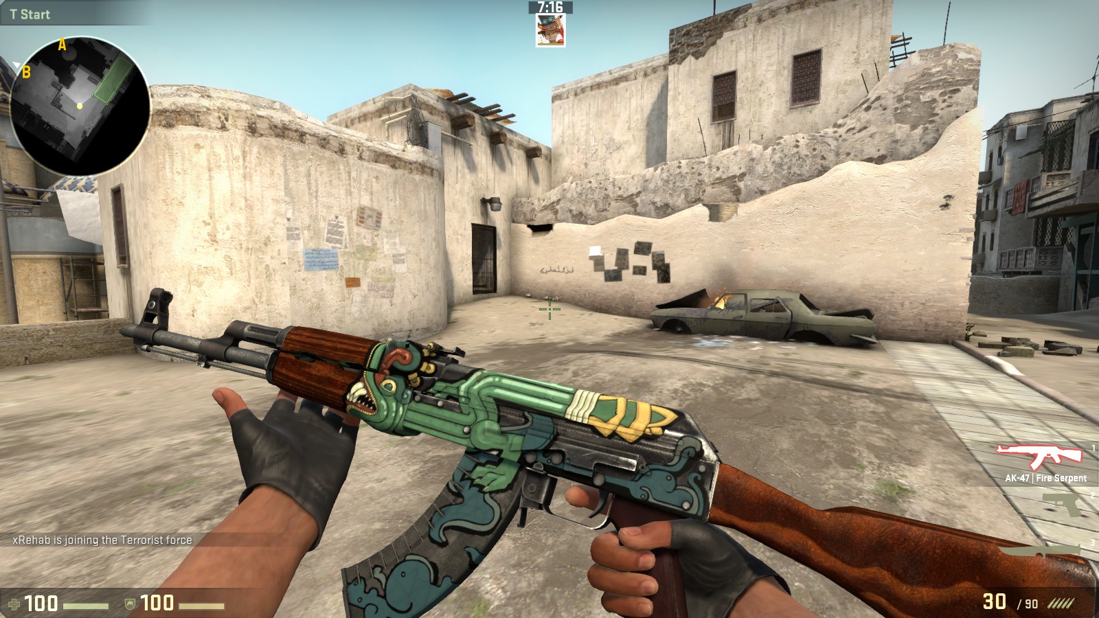 Fire Serpent AK47 CSGO Skin