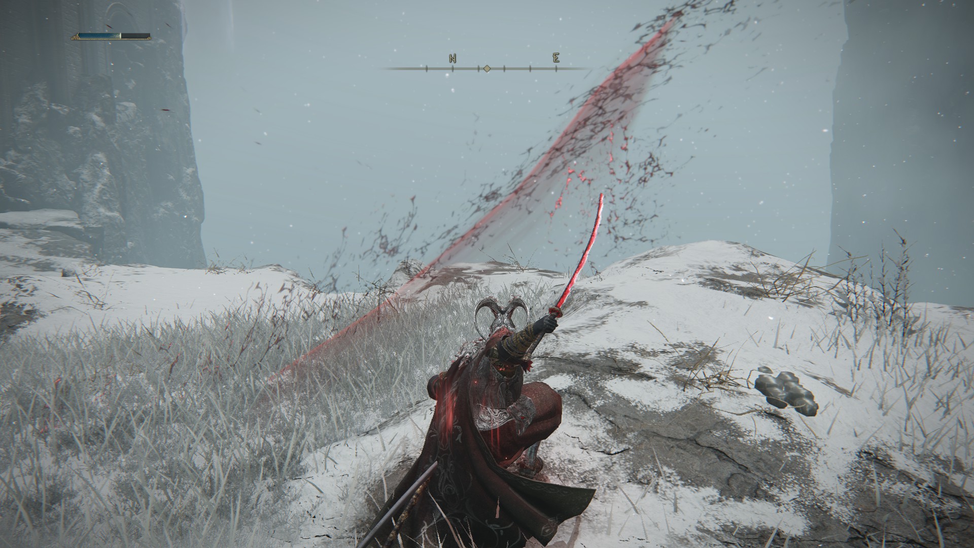 Rivers of Blood with Frost-infused Uchigatana
