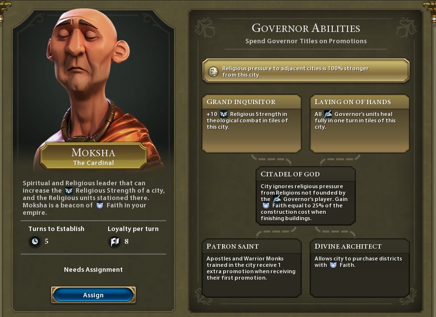 Civilization 6 Governors Ranked Gamers Decide