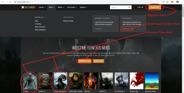 how to install skyrim mods with nexusw