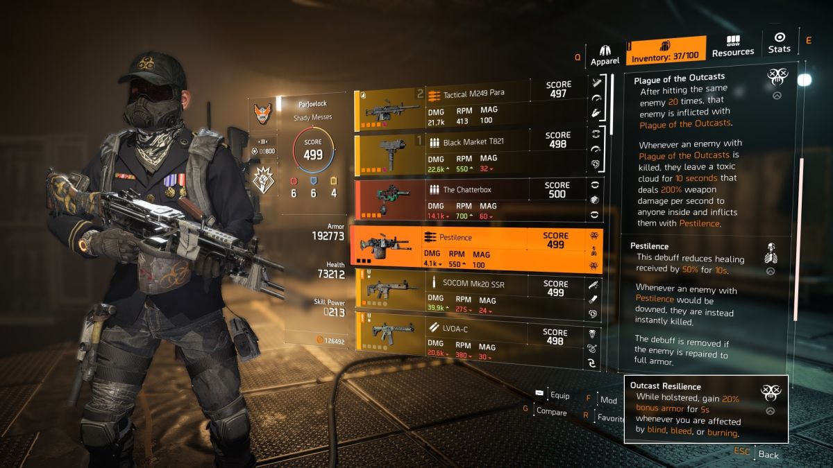 the division 2 exotics the division 2 exotics