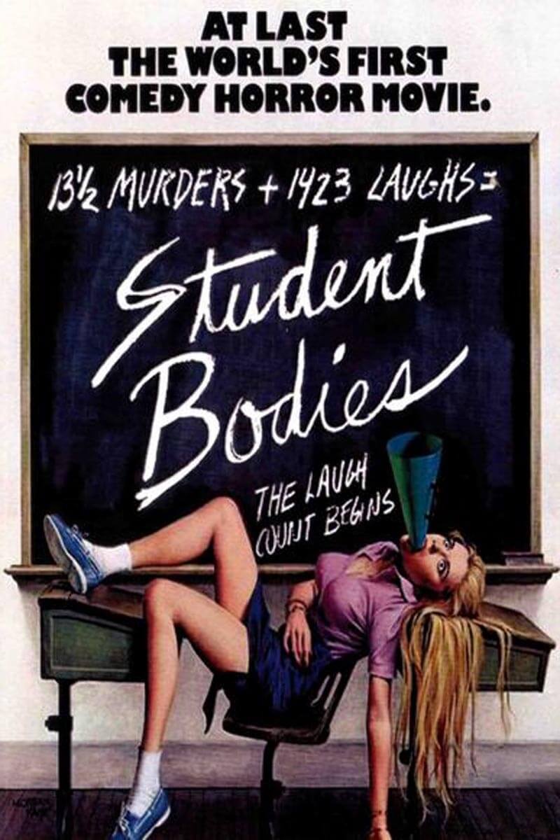 High School Horror Zombie College Student Adult Navy main image 0