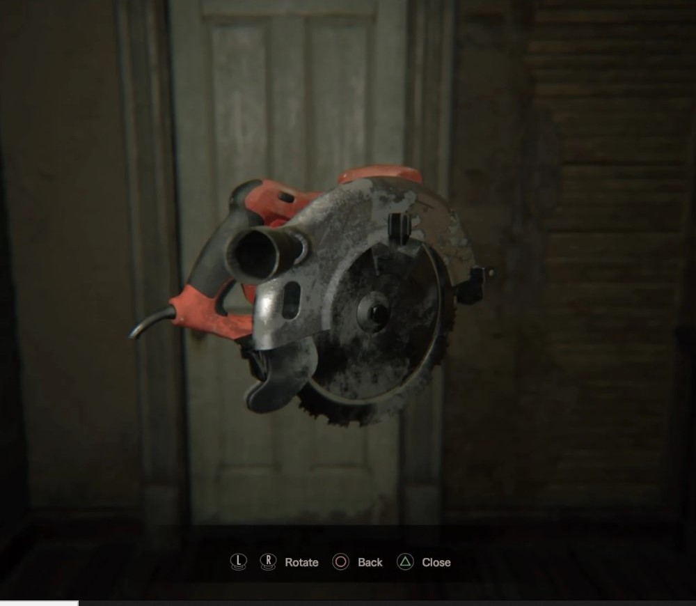 resident evil 7 circular saw resident evil 7 circular saw