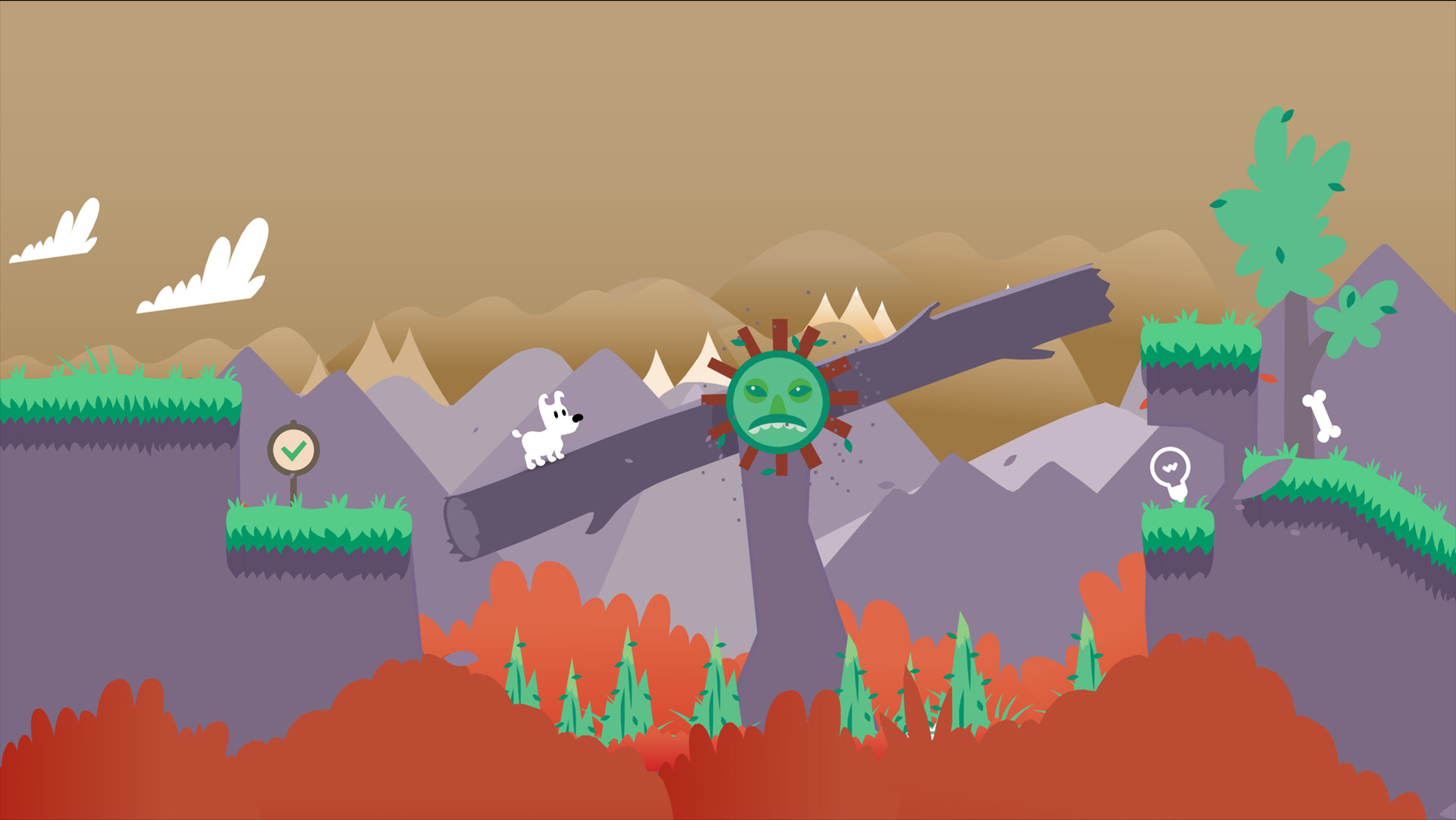 With only six levels, Mimpi dreams is a short experience