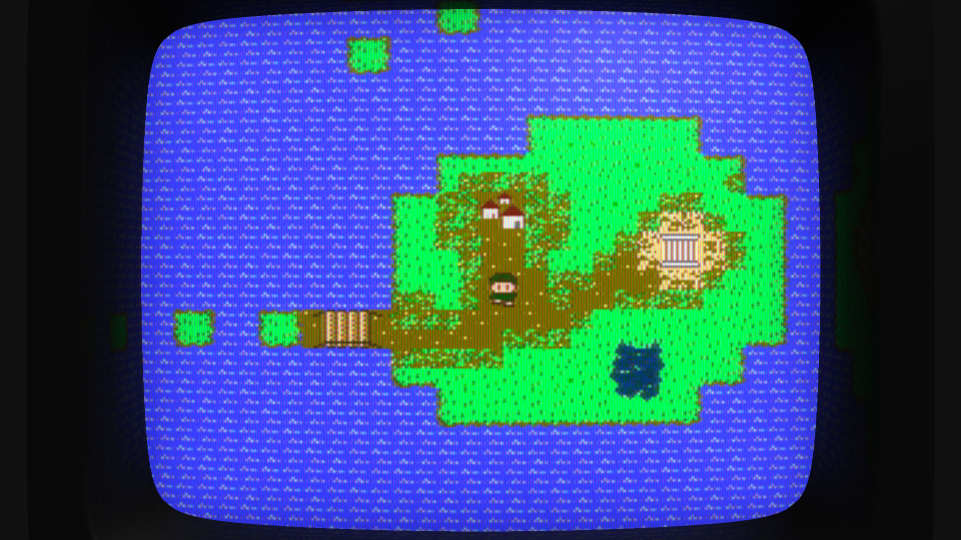 World map navigation is reminiscent of Super Mario Bros 3