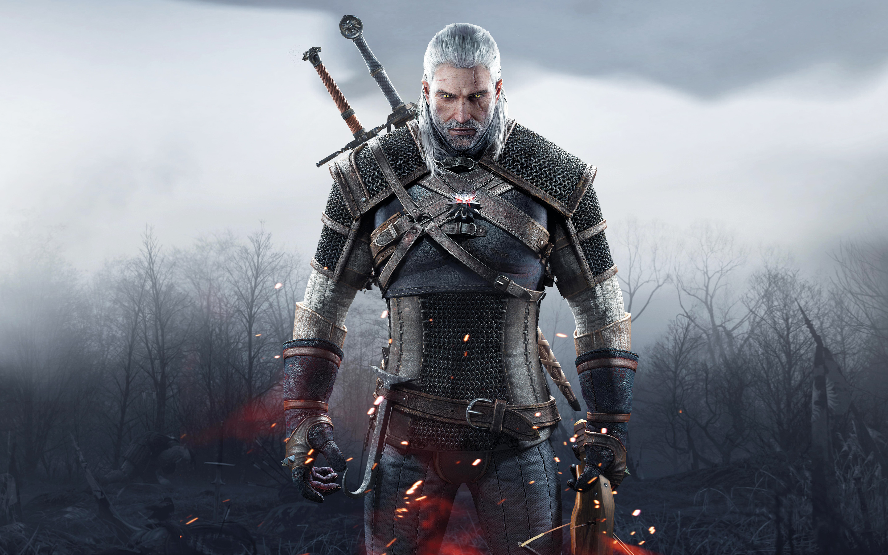 Geralt looking like a bad ass