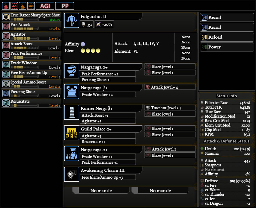 Light Bowgun Fulgurshot II Build