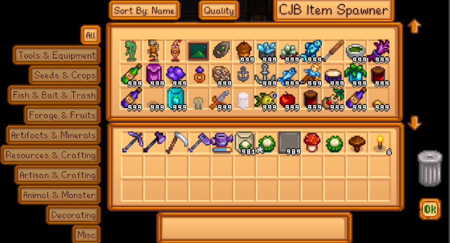 stardew valley save editor give item