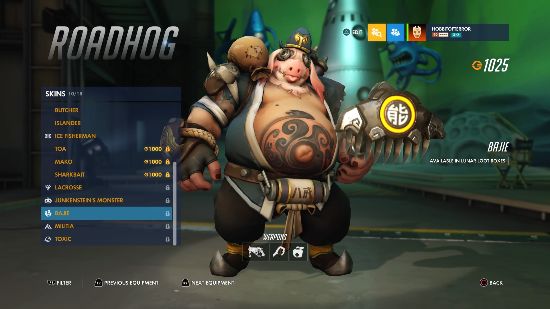 roadhog chinese new year skin