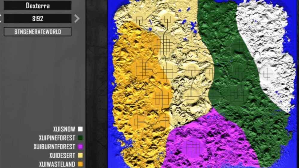 Dexterra Map Seed