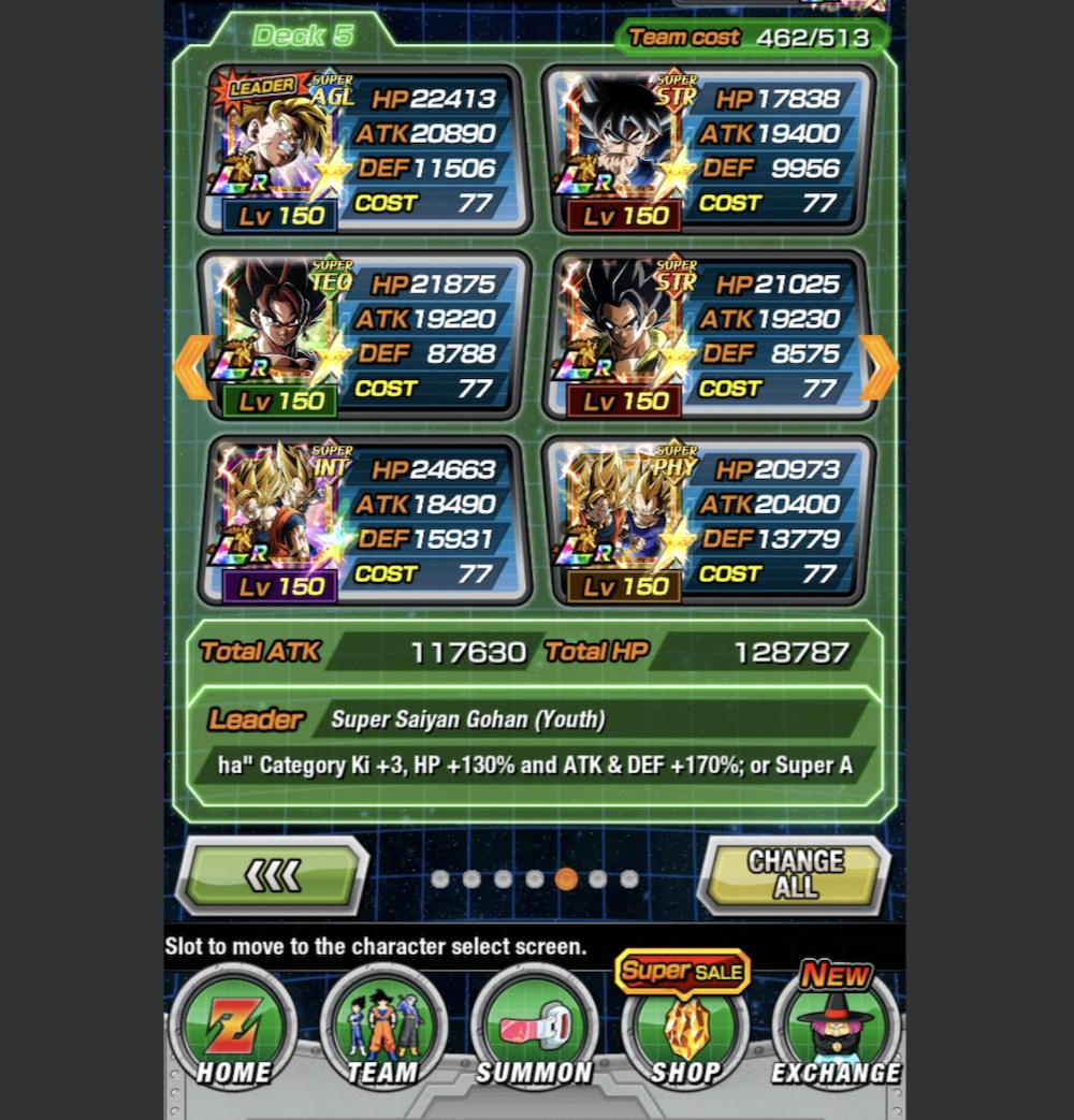 dokkan link level stage 2024